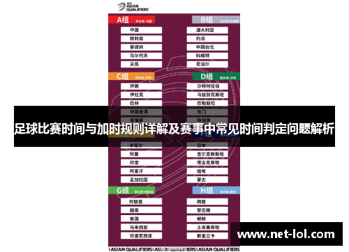 足球比赛时间与加时规则详解及赛事中常见时间判定问题解析